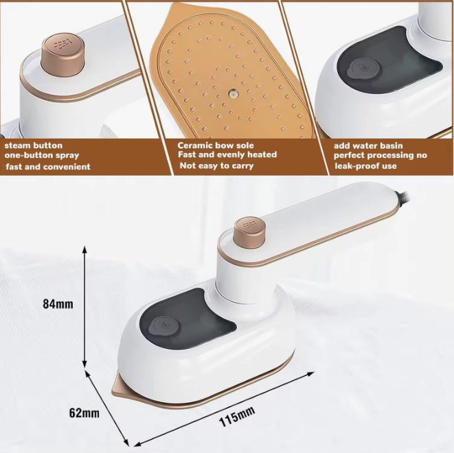 Mini Plancha de Vapor Portátil “SteamEase™”